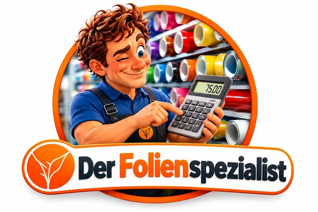 Der Folienspezialist berechnet die Montagekosten