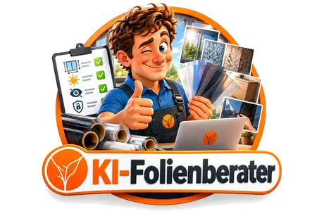 Comic: der KI-Folienberater von Westerwald-Folien