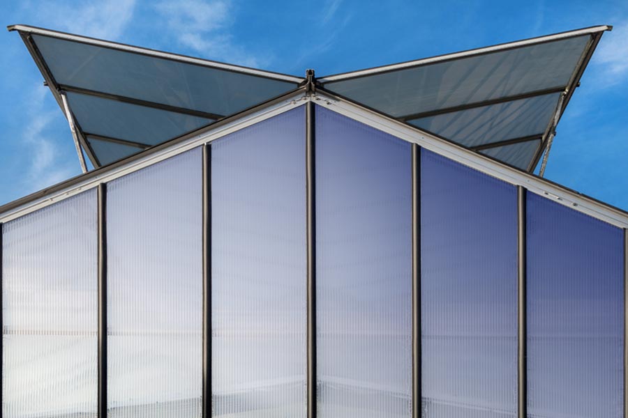 Sonnenschutzfolie für Plexiglas, blickdicht