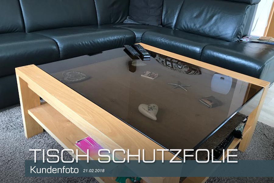 Tischfolie transparent, selbstklebend 0,1 mm