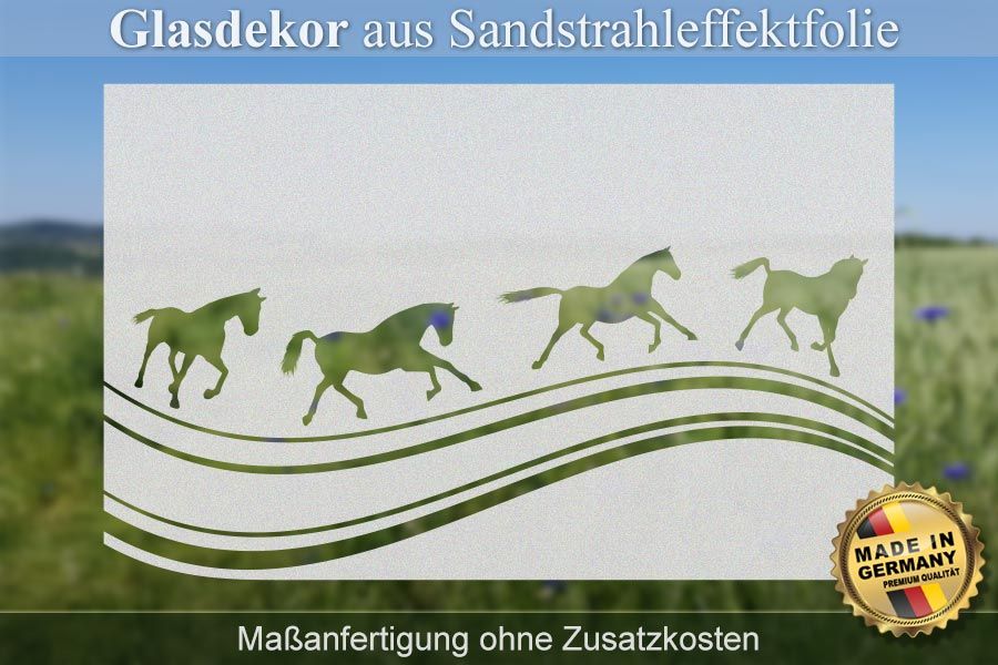 glasdekor-motiv-galoppierende-pferde-auf-einem-huegel_satinierte-fensterfolie
