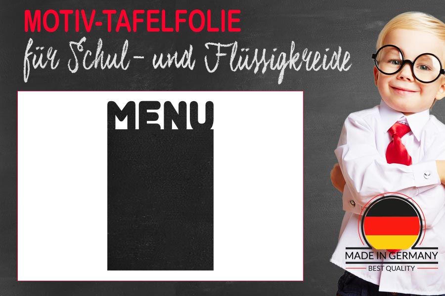 flexibles Folienboard aus beschreibbarer Tafelfolie für jede Küche