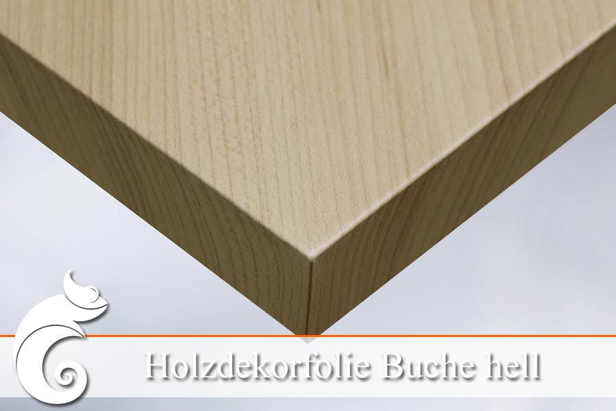 Holzdekorfolie Buche-hell moebelfolie zum aufkleben