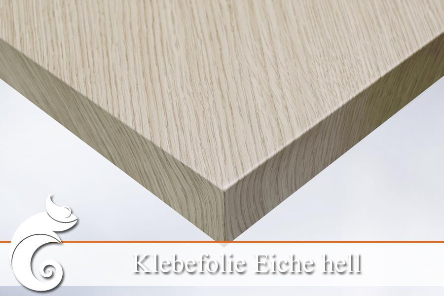klebefolie eiche hell für möbel auf tisch geklebt