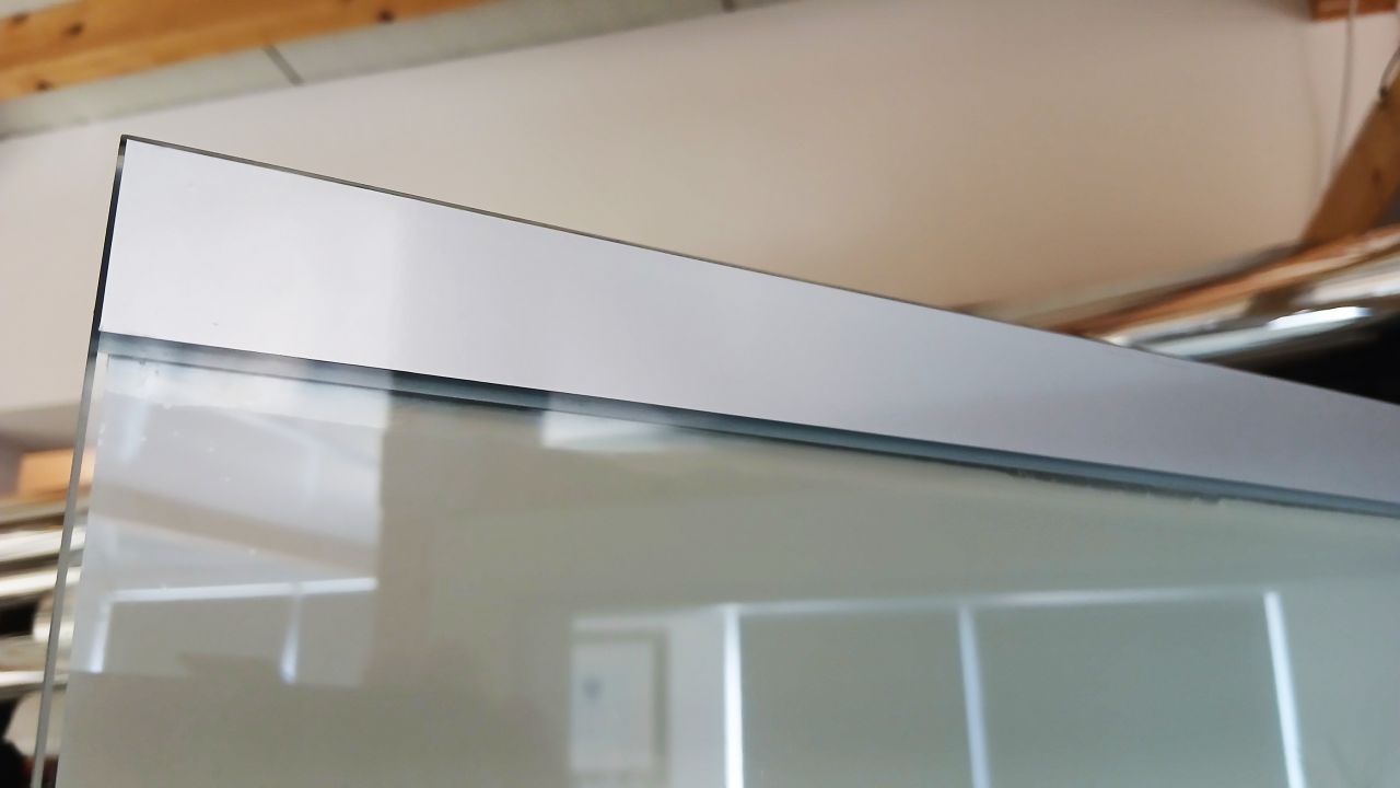 klebefolie als abdeckstreifen in silber 30mm breit zum kaschieren der Spannungsanschlüsse von schaltbare-folie