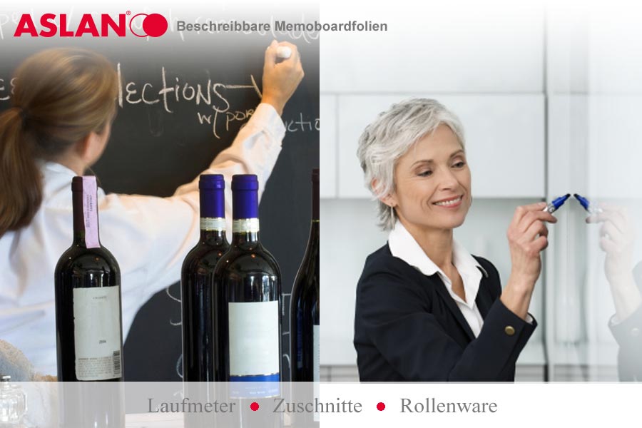 Tafel- und Whiteboardfolien beschreiben