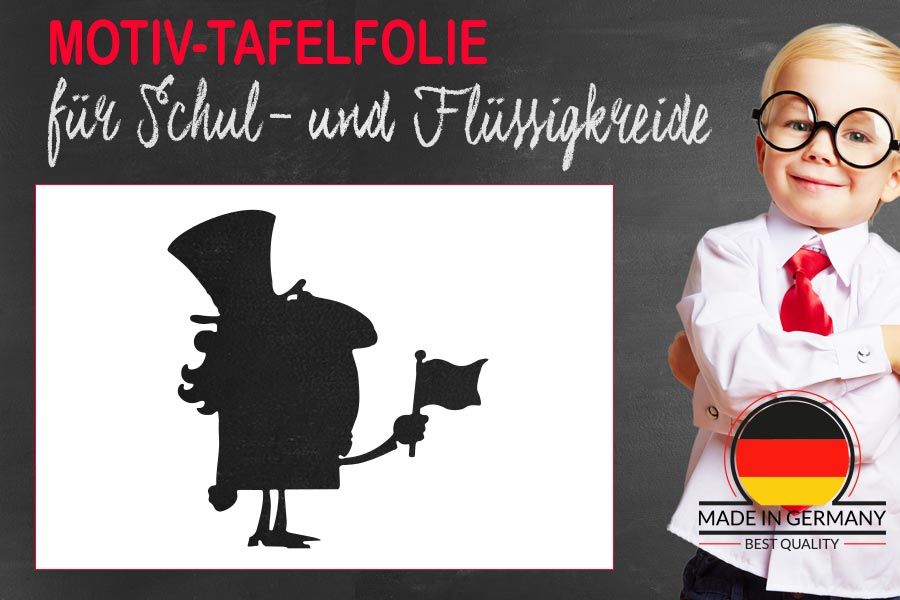 Motiv Tafelfolie Uncle Sam als Wandtafel aus Kreidefolie