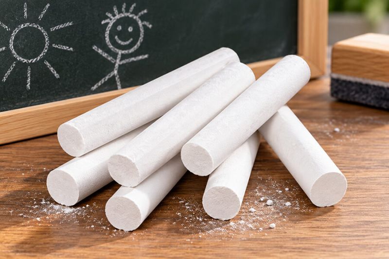 Weiße Schulkreide für Tafelfolie