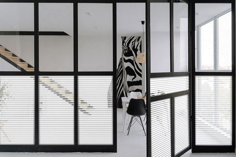 Fensterfolie Streifen Dekor "STREAKY", PREMIUM
