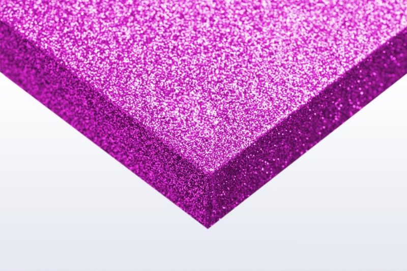 Glitzerfolie Violett