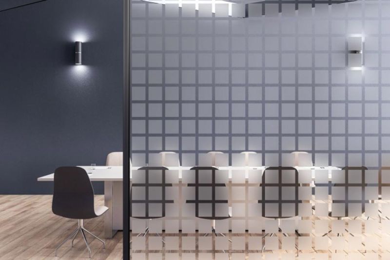 Fenster Dekorfolie mit satinierten Karos "DIAMANT", PREMIUM