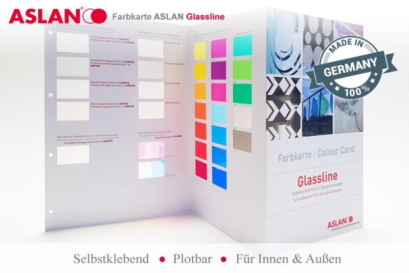 Farbkarte ASLAN Glassline