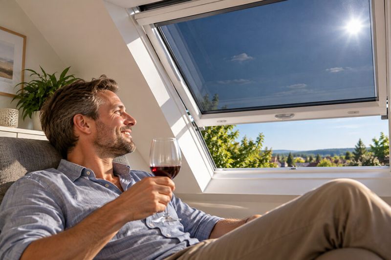 Sonnenschutzfolie für Dachfenster Skylight, PREMIUM