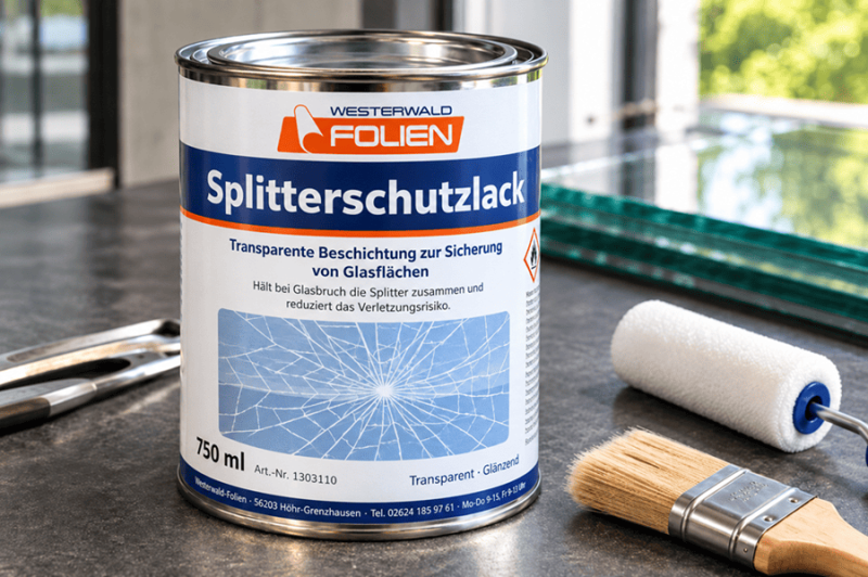 Splitterschutzlack 750ml - flüssige Sicherheitsfolie