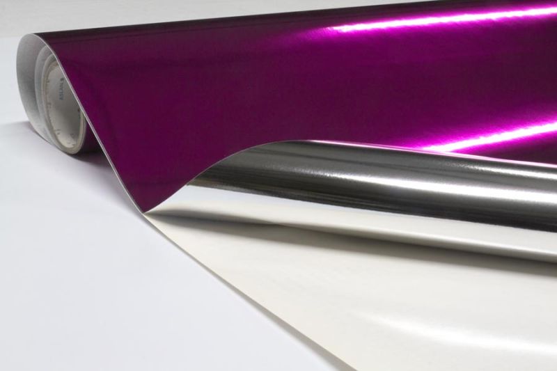 Metalleffektfolie MetalColour ASLAN CA 24 Magenta glänzend