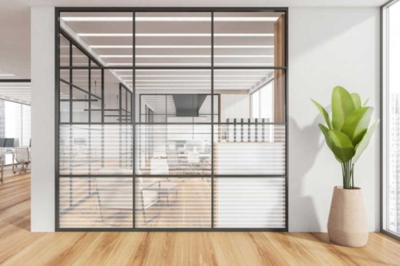 Dekor Fensterfolie mit schattierten Streifen "STRIPES 3-D", PREMIUM