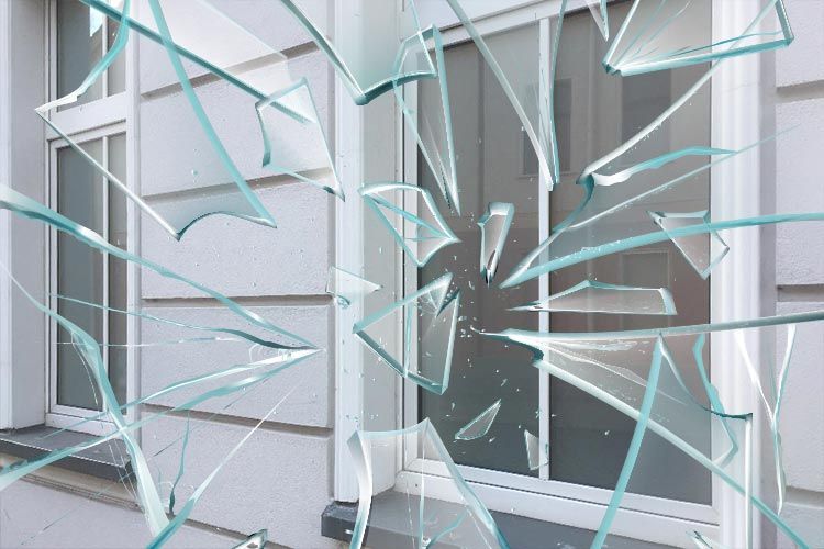 Verbundfolie Splitterschutz mit Sichtschutz Innen, PREMIUM