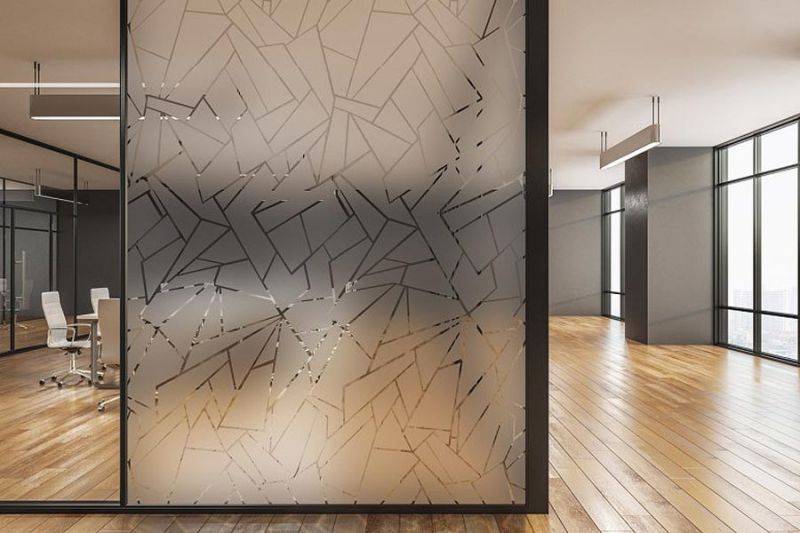 Fenster Dekorfolie satiniert "PERUGIA", PREMIUM