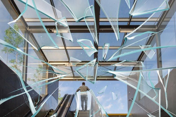 Sonnenschutzfolie Silber-mittel mit Splitterschutz Innen, PREMIUM