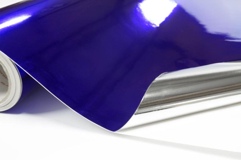 Metalleffektfolie MetalColour ASLAN CA 24 Dunkelblau glänzend